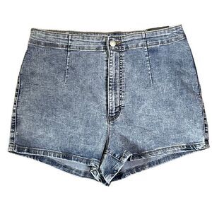 Wild Fable Womens Casual Denim Shorts High Rise Blue Wash 14/32